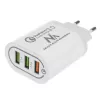 Wandlader MACLEAN MCE479W — 3-poorts USB-snellader, 18W totaalvermogen