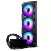 Phanteks Glacier One 360M25 LCD AiO-vloeistofkoeling, 6 inch display - 360 mm, zwart