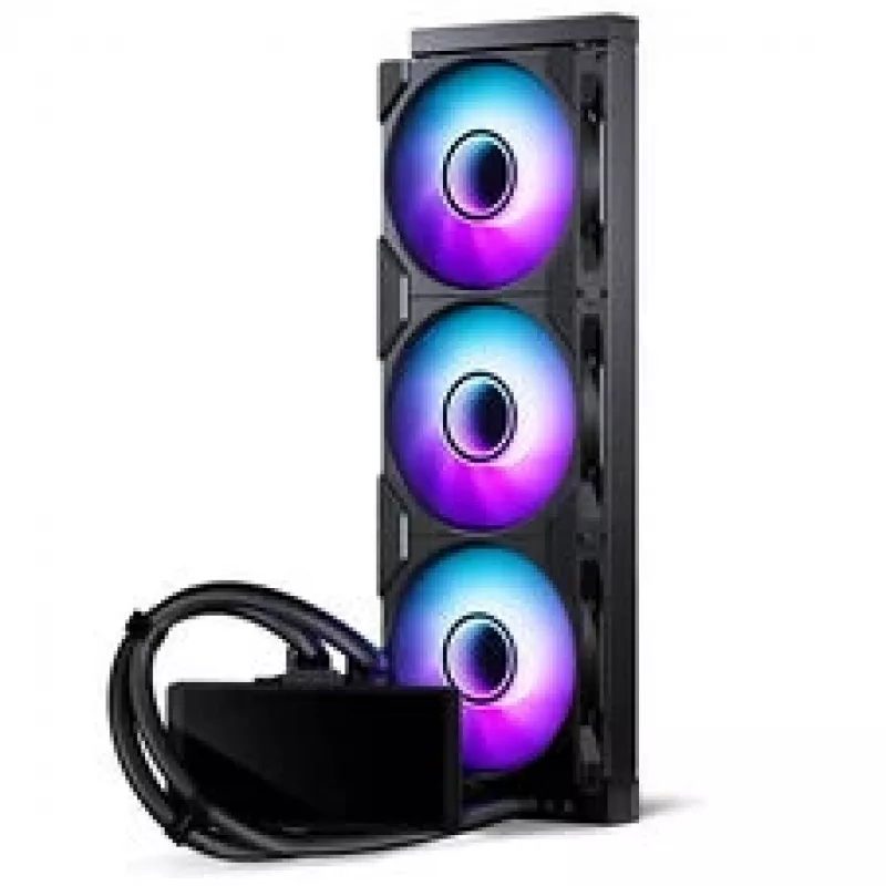 Phanteks Glacier One 360M25 LCD AiO-vloeistofkoeling, 6 inch display - 360 mm, zwart