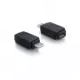 Adapter USB micro-A+B female to USB micro A-male DeLOCK 65032 zwart