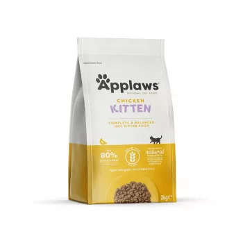 Droogvoer voor katten Applaws Kitten Chicken 2 kg – junior, eiwit 38%, vet 17%