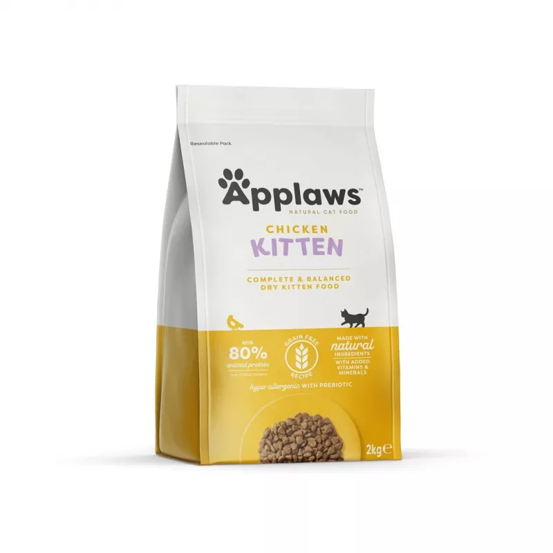 Applaws Kitten droogvoer voor katten, kip, 2 kg