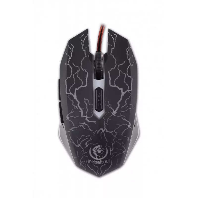 Rebeltec Diablo - muis - optisch - 6 knoppen - bedraad - USB