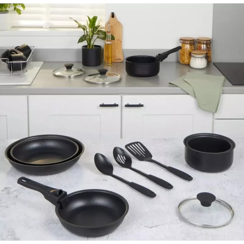 Pannenset Salter BW12055IS 14-delig roestvrijstalen keukengerei