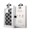 Karl Lagerfeld KLHCP14MLMNMK iPhone 14 Plus 6.7 hardcase zwart / zwart Liquid Glitter Monogram