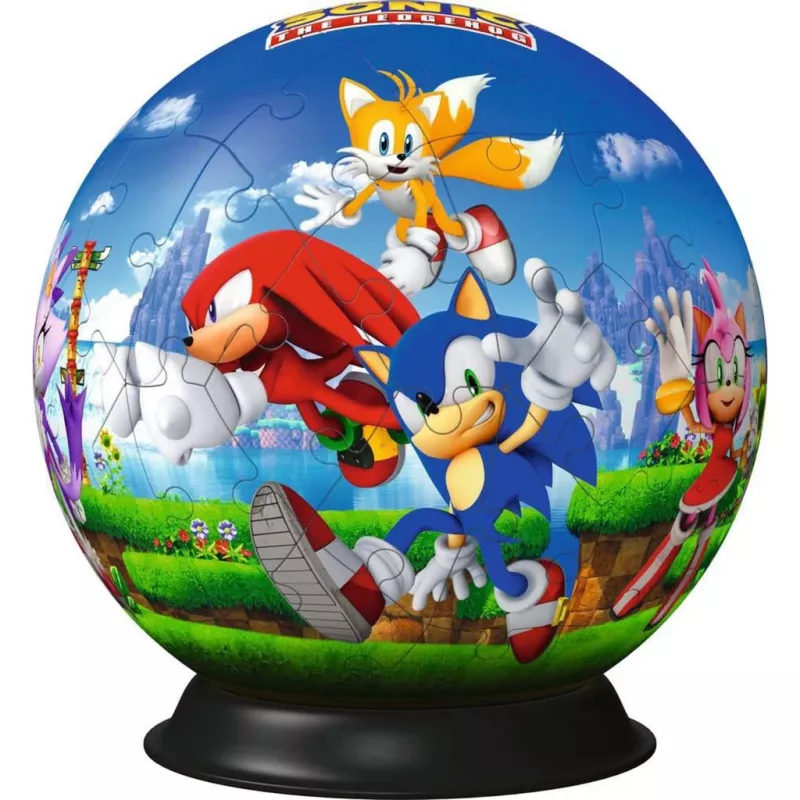 3D puzzelbal Ravensburger Sonic the Hedgehog, 72 stukjes, model 11592