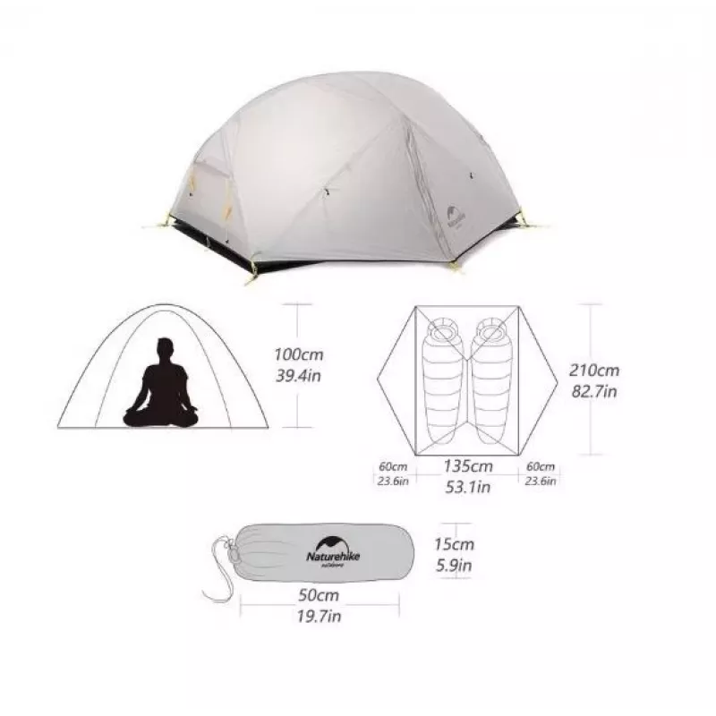 Naturehike tent MONGAR 2 M BOSGROEN