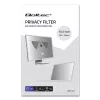 Qoltec 51050 privacyfilter voor beeldscherm (13,3 inch) (11,59 inch, 16:9), beeldschermfolie voor notebook