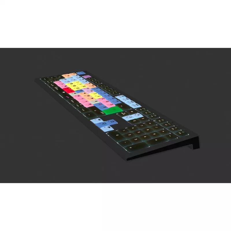 Logickeyboard LKB-MCOM4-A2M-UK toetsenbord USB QWERTY Engels zwart (LKB-MCOM4-A2M-UK)