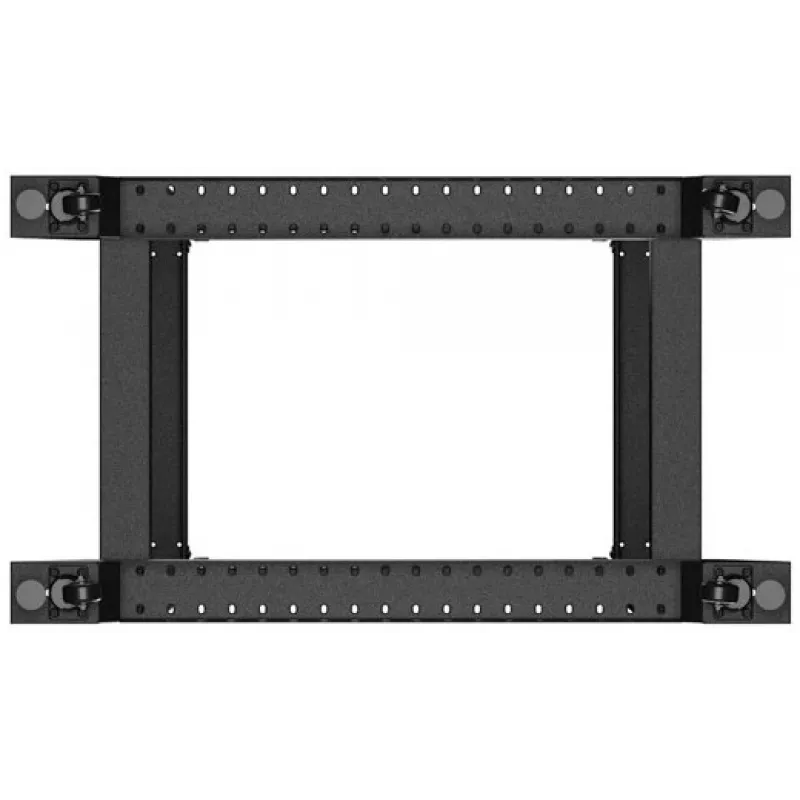 Lanberg Open Rack 22U zwart (22HE, 19-inch-rack), serverrack, zwart