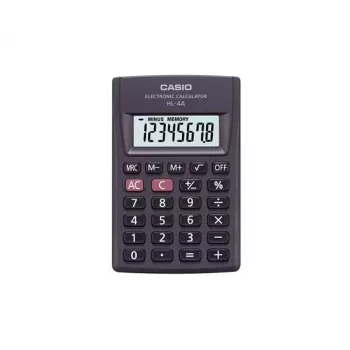 CASIO HL-4A-B 8-cijferige Rekenmachine 56x87mm zwart