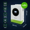 Hybride zonne-omvormer off-grid 6200W | 120A
