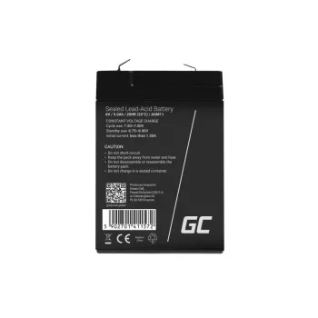 UPS-accu Green Cell AGM11 6 V 5 Ah lood-vlies (VRLA) enkele accu, 70×100×47 mm, 780 g