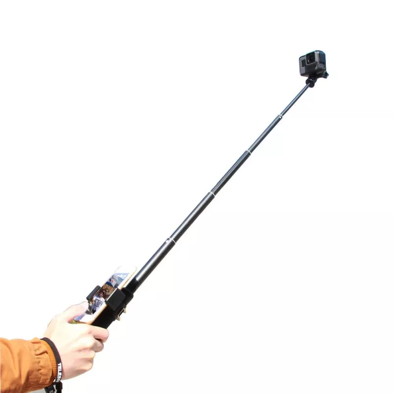Selfiestick Telesin GP-MNP-090-D verstelbare lengte lichtgewicht