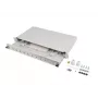Patchpanel Lanberg FOP1-12SS-LDS grijs ABS staal 19 inch