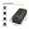 Auto-omvormer Qoltec Monolith 1200 W zwart 24 V