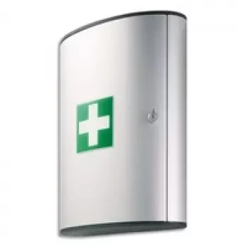 Durable 197323 EHBO-doos L, aluminium, zilver