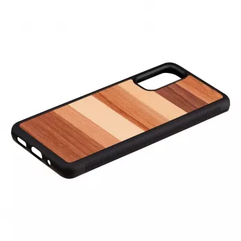 Telefoonhoesje man and wood Galaxy S20 zwart — hoesje voor Samsung Galaxy S20