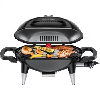 ROMMELSBACHER BBQ 4000, 2200 W, grill, elektrisch, 300 °C, tafel, roestbruin