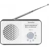 TechniSat VIOLA 200 DAB+ digitale radiowekker, wit/zwart