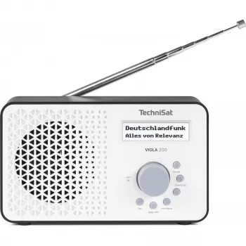 TV-ontvanger TECHNISAT VIOLA 200 wit/zwart HD DVB-S2
