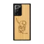 Beschermhoes Man and Wood voor Samsung Galaxy Note 20 Ultra – kat met visontwerp