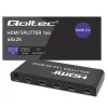 Qoltec 51799 actieve HDMI-splitter 4 x HDMI 4K x 2K | 6 Gb/s | 60 Hz