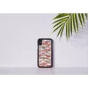 Beschermhoesje iKins voor iPhone XS / iPhone X, ruitpatroon, zwart