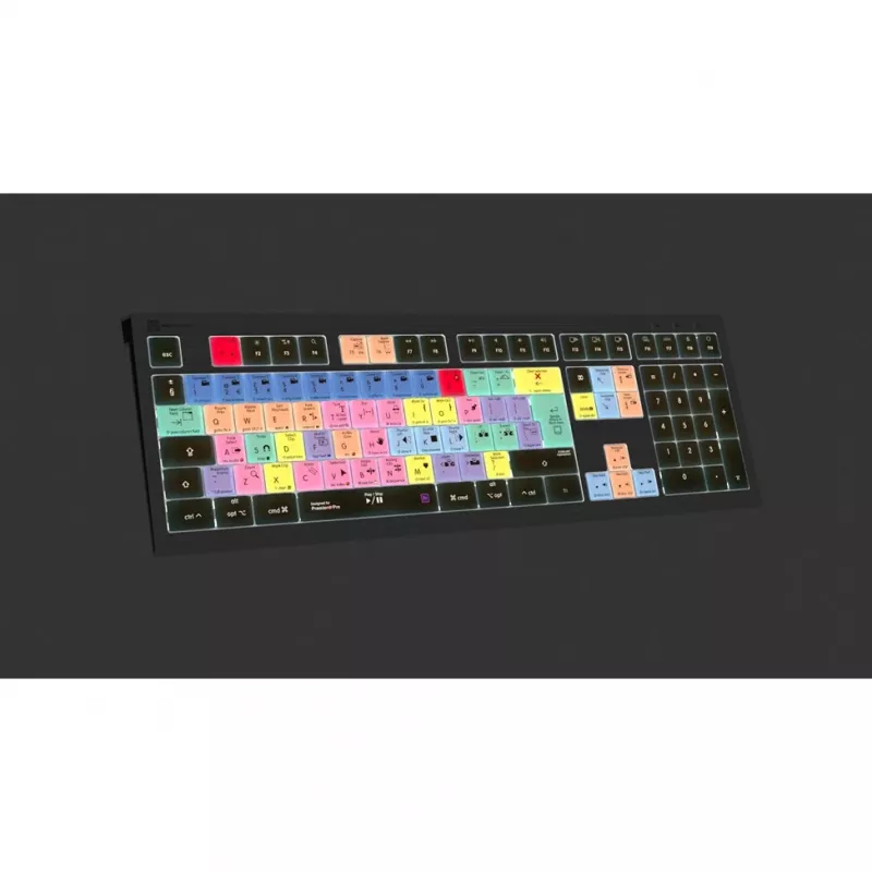 Logickeyboard LKB-PPROCC-A2M-UK toetsenbord USB QWERTY Engels Zwart (LKB-PPROCC-A2M-UK)