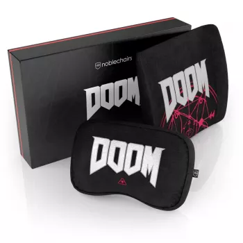 noblechairs memory foam kussen set - DOOM Edition