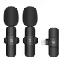 Puluz PU3150B lavalier draadloze microfoon Lightning Type.