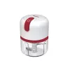 Beper P102ROB050 oplaadbare USB-hakmolen, 0,25 L, 30 W, wit/rood