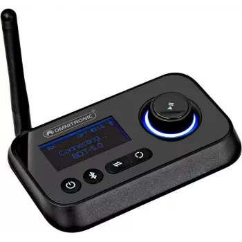 Bluetooth-transceiver Omnitronic BDT-5.0 Bluetooth 5.0 bereik 30 m