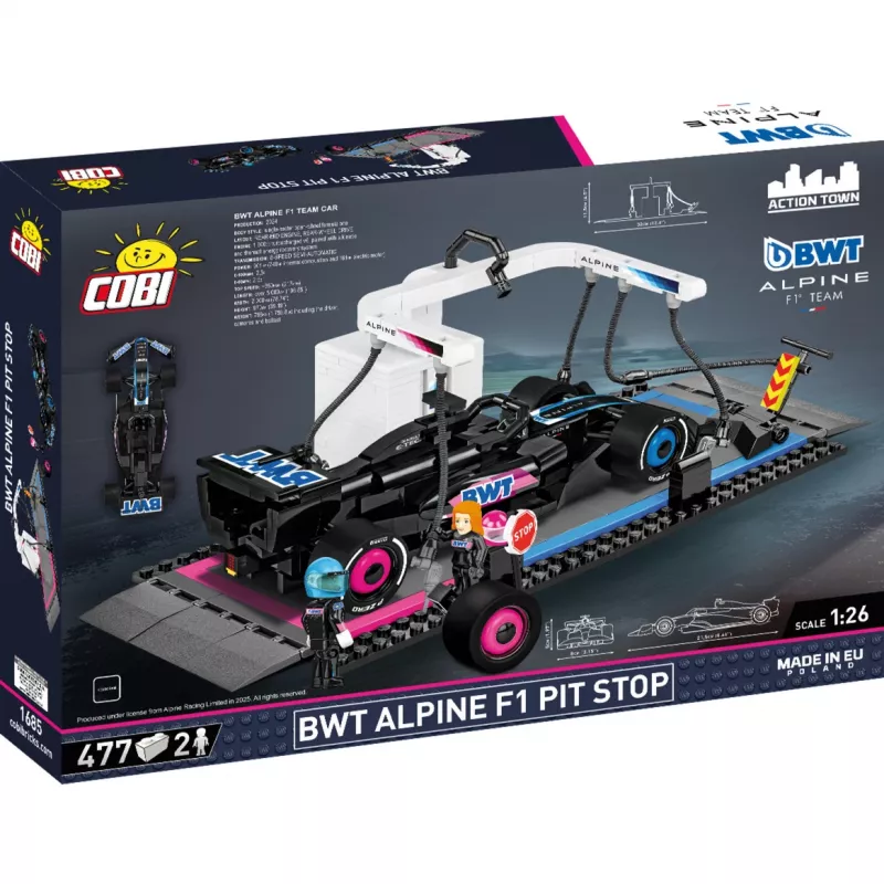 BWT Alpine F1 pitstop, constructiespeelgoed