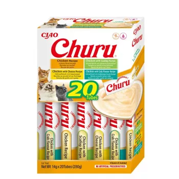 INABA Churu Variety Box kip - kattensnacks - 20 x 14 g