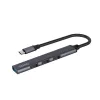 USB 3.0 4-poorts interface-hub SAVIO AK-71 met USB-C host, 5000 Mbit/s, 2 jaar garantie