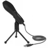 USB-condensatormicrofoon met tafelstandaard - ideaal voor gaming, Skype en zang