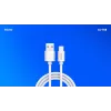 USB 2.0-kabel SAVIO CL-168, USB A (stekker) naar USB C (stekker), 3 m, wit