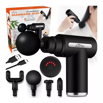 Massagepistool Media-Tech MT6521 universeel zwart