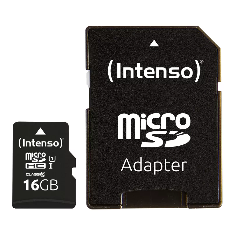 Flashgeheugen Intenso 16GB microSDHC UHS-I Class 10