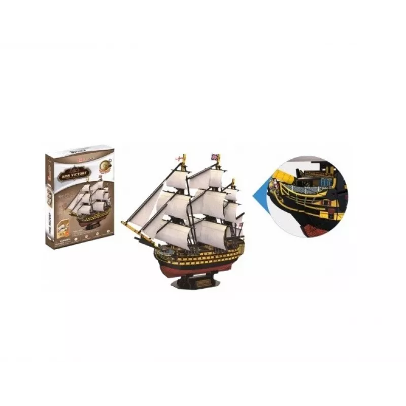 3D-puzzel CubicFun HMS Victory