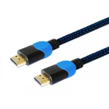 Savio GCL-02 HDMI-kabel 1,8 m HDMI Type-A (standaard) zwart, blauw
