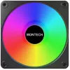 Montech GF120R V2 ARGB computercase-ventilatormodule 12 cm zwart 3 stuks