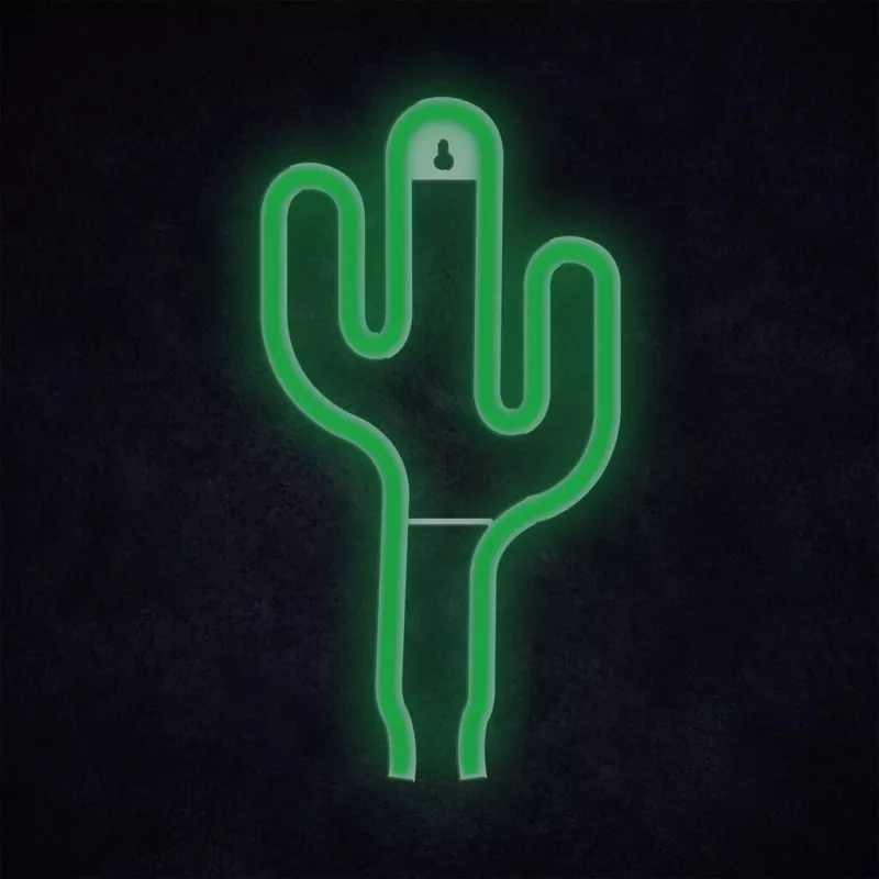 Neonlicht MANTA SNL74GN cactusgroen — decoratief neonbord, model SNL74GN