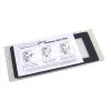 DEMCiflex DF0526 stoffilter 2x40 mm, vierkant, zwart/wit