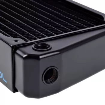 Alphacool NexXxoS XT45 - koelblok - messing - koper - staal - zwart - 1/4 - 1,5 bar - 12 cm (14234)