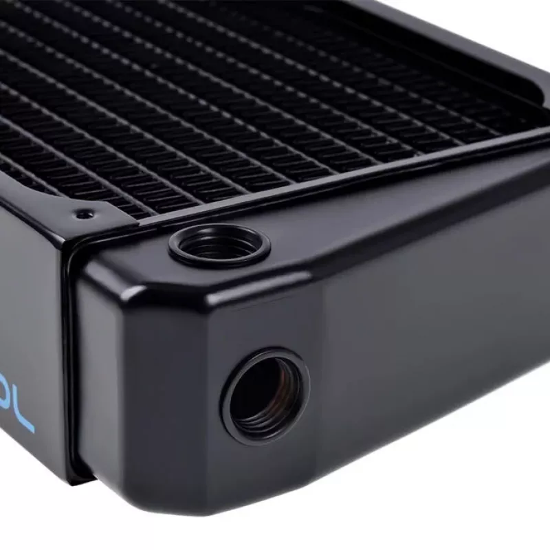 Alphacool NexXxoS XT45 - koelblok - messing - koper - staal - zwart - 1/4 - 1,5 bar - 12 cm (14234)