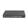 Lanberg RSFE-16P-2C-150 onbeheerde PoE+-switch, 16x 10/100 PoE+, 2x Gigabit-combo, 150 W, 1U-rack