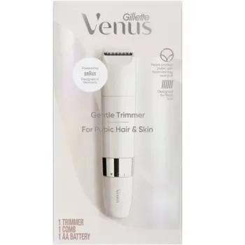 Intiemtrimmer BRAUN Gillette Venus Gentle Intimate Trimmer, wit — persoonlijke scheerapparaat op batterijen voor gevoelige zones