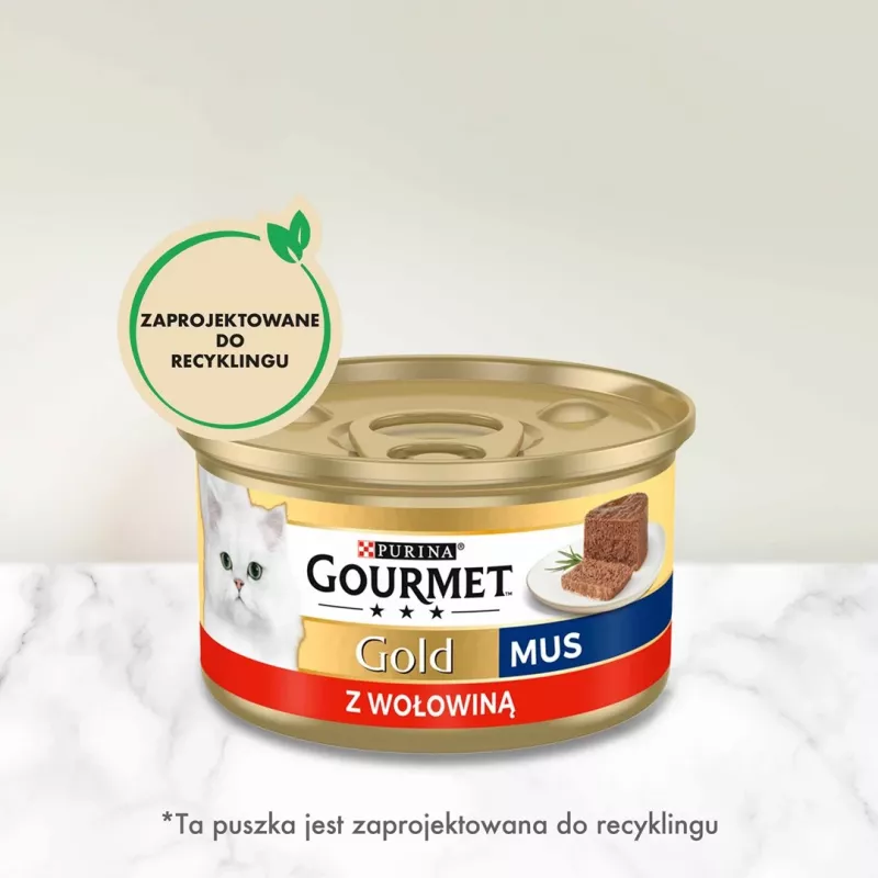GOURMET Gold Rund – natvoer voor katten – 85 g